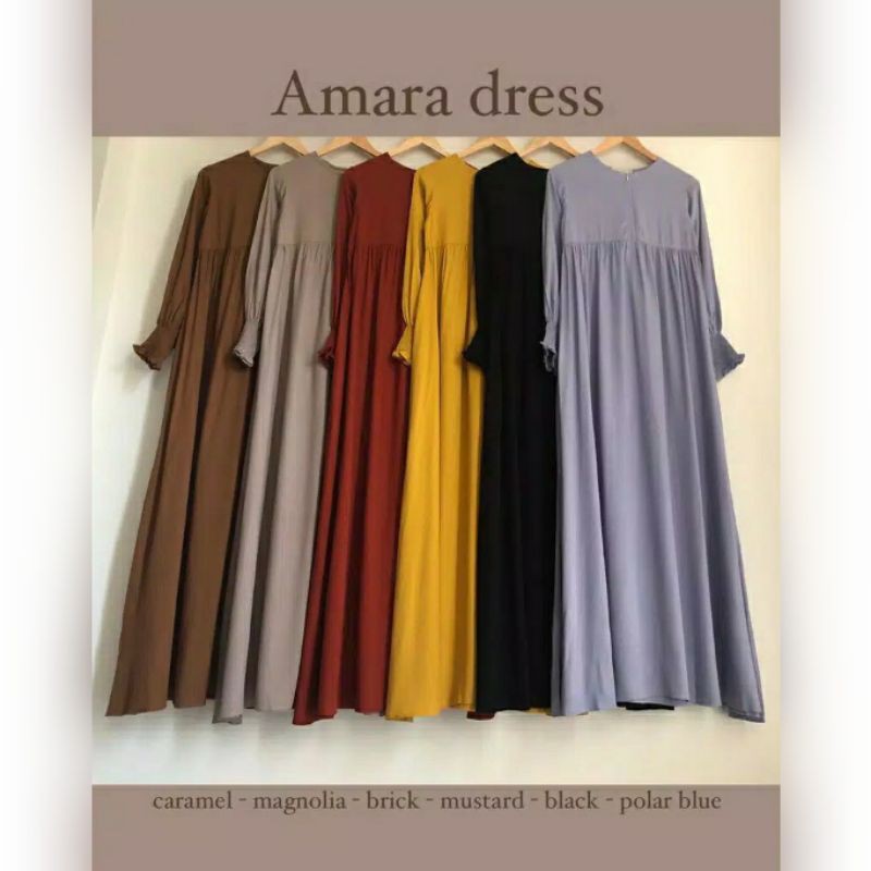 Amara Dress by Auroraclo Mustard XL SIAP KIRIM (NO CC / KREDIT)