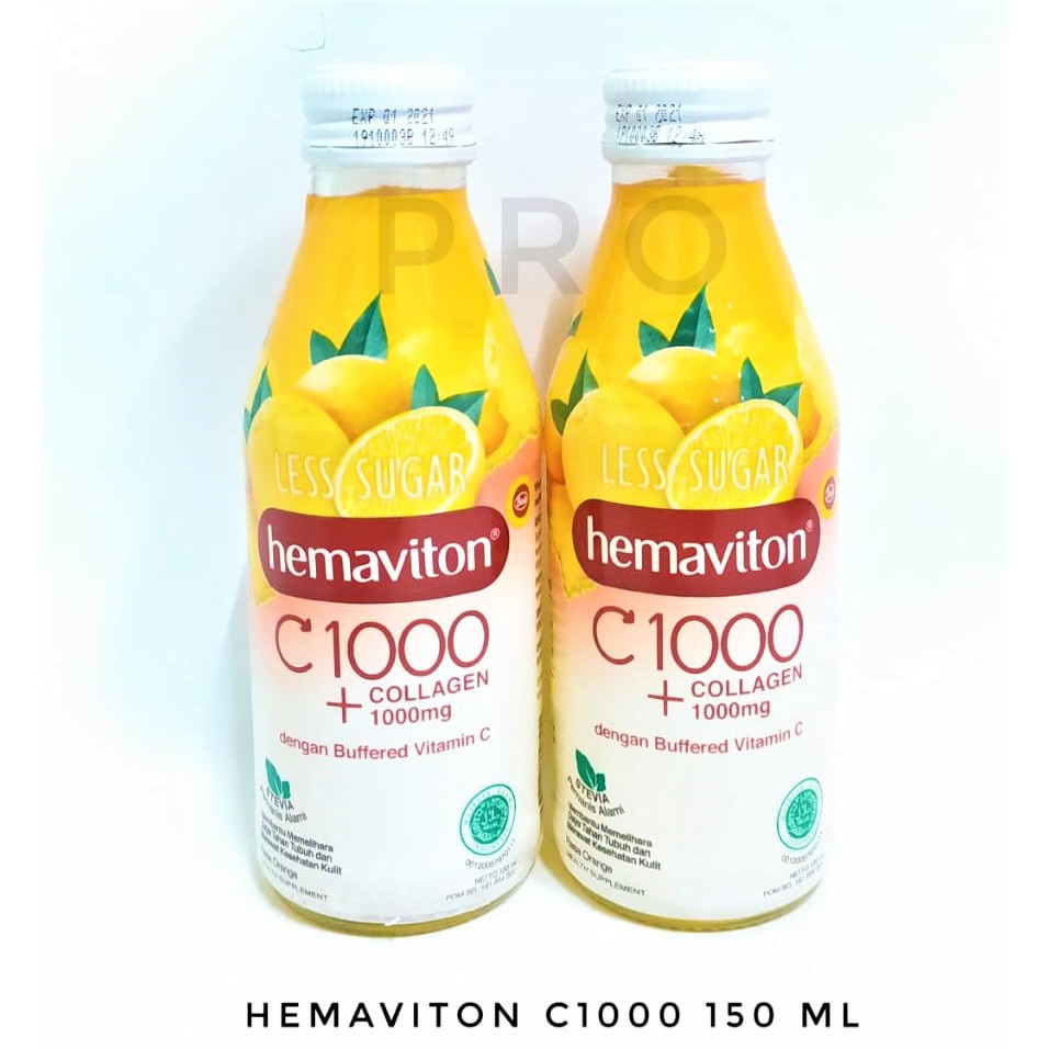 Vitamin C 1000 Mg Hemaviton C 1000 Colagen 150 Ml Botol Shopee Indonesia