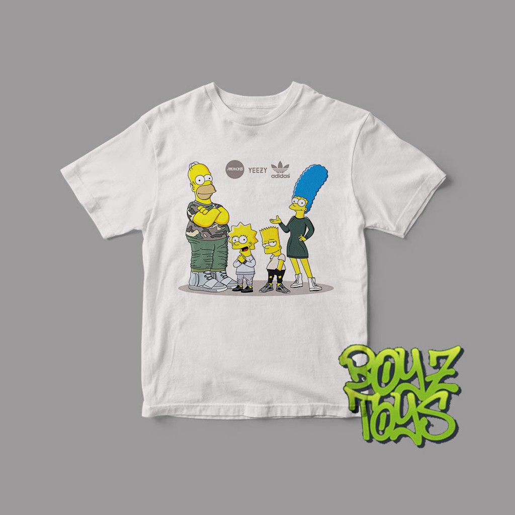 Kaos Anak Film THE SIMPSONS FAMILY - ADIDAS