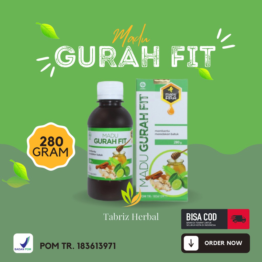 

Madu Gurah FIt GurahFit Gurah Vit Herbal Obat Batuk Mengatasi Bronkitis Sinusitis Radang Tenggorokan