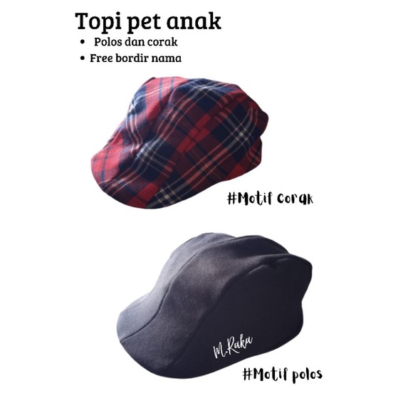 topi kodok anak laki laki