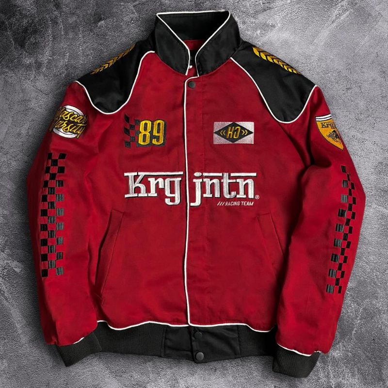 RACING JACKET RED BORN TO RACE - JAKET NASCAR BORN TO RACE ORIGINAL - NASCAR JACKET