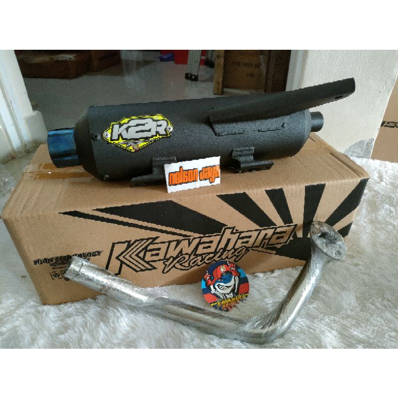 Knalpot Tsukigi Kawahara Racing K2R Beat Karbu Beat Fi Scoopy Karbu Scoopy Fi Non Embos