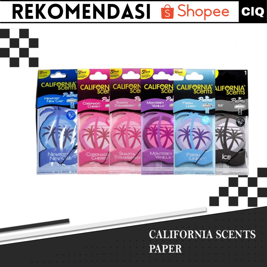 Parfum Mobil Mewah Tahan Lama California Scents Paper - California Scent Paper Parfume Mobil