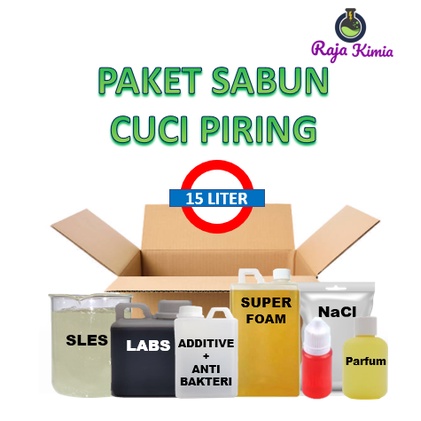 Jual Paket Sabun Cuci Piring Premium/ Bahan Baku Sabun Cuci Piring ...