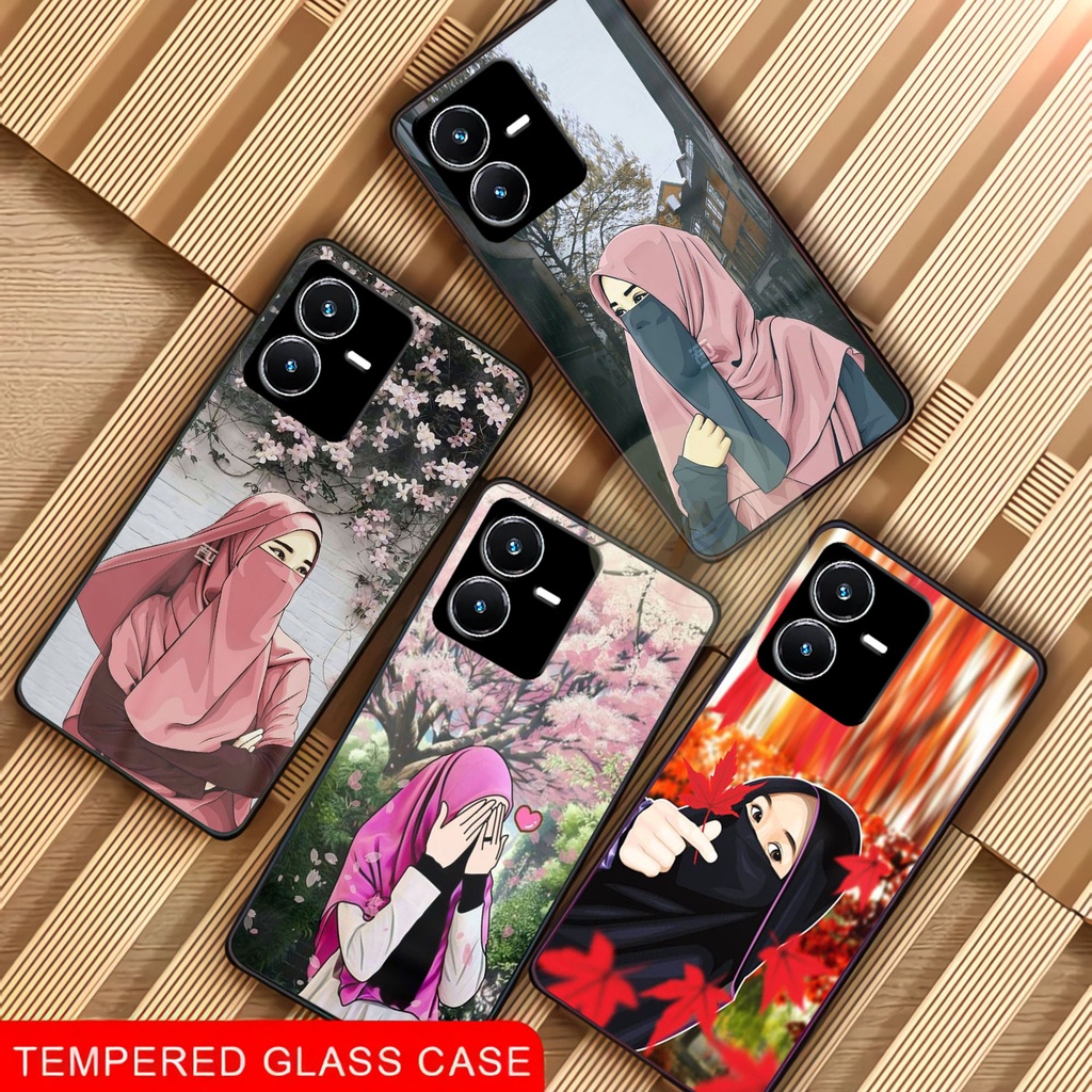 Softcase Glass VIVO Y22 2022 - GK28 - Case HP VIVO Y22 2022 - Case VIVO Y22 2022 - Kesing HP VIVO Y2