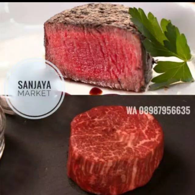 Daging sapi wagyu steak murah bandung  1 kg  @200 gram