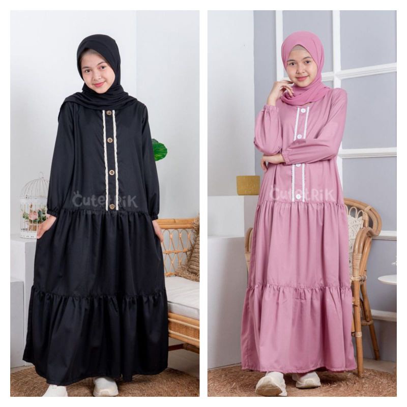 CUTETRIK Gamis Anak Perempuan Gamis Celia