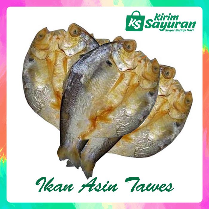 

IKAN ASIN TAWES - 100 GR