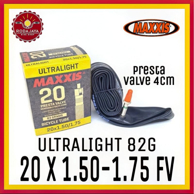 MAXXIS ULTRALIGHT 20 X 1.50-1.75 FV Ban Dalam Sepeda