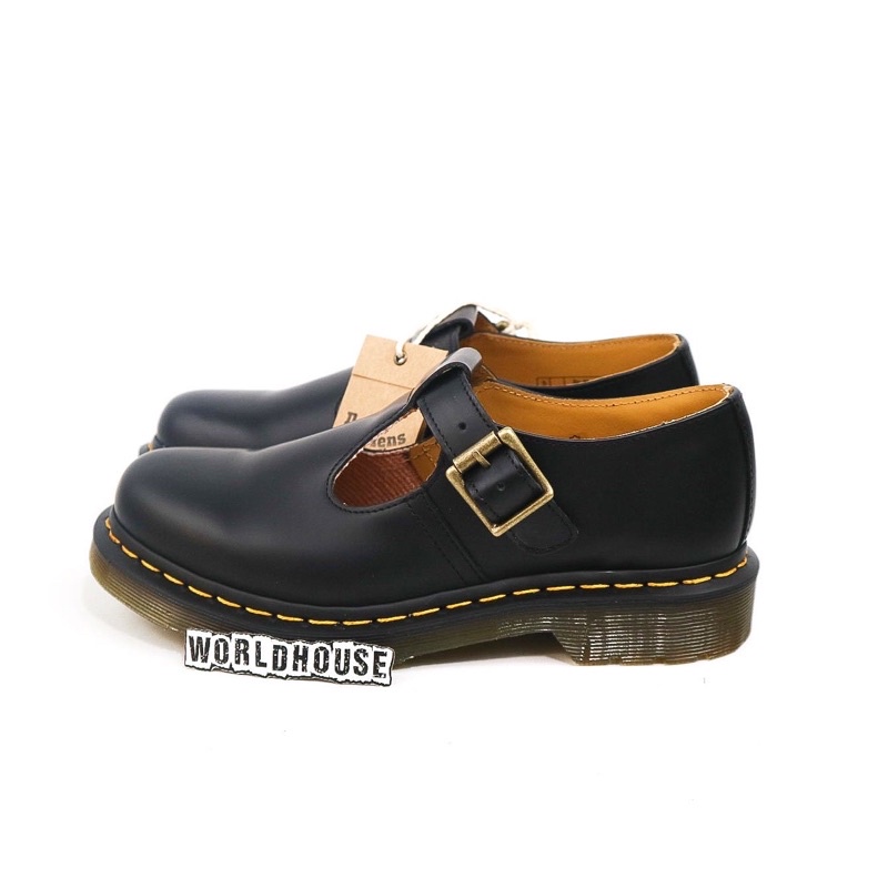 dr martens polley black smooth original