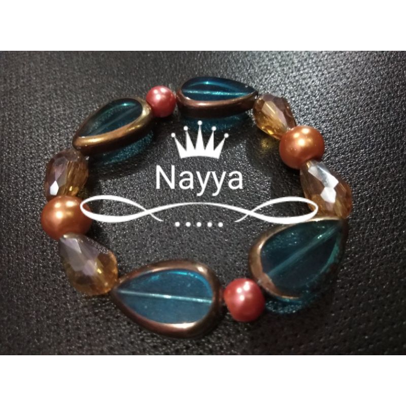 gelang imitasi anak perempuan mutiara lapis emas