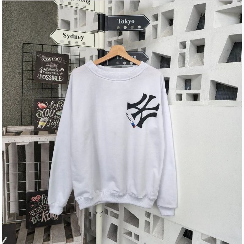 Sweater Basic Oblong Wanita | NYCH Korean Style Sweater | Size M.L.XL | Crewneck Fashion Wanita