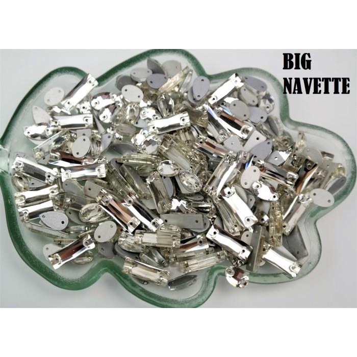 Sew On Swarovski Crystal Payet Kristal Jahit Gaun 003