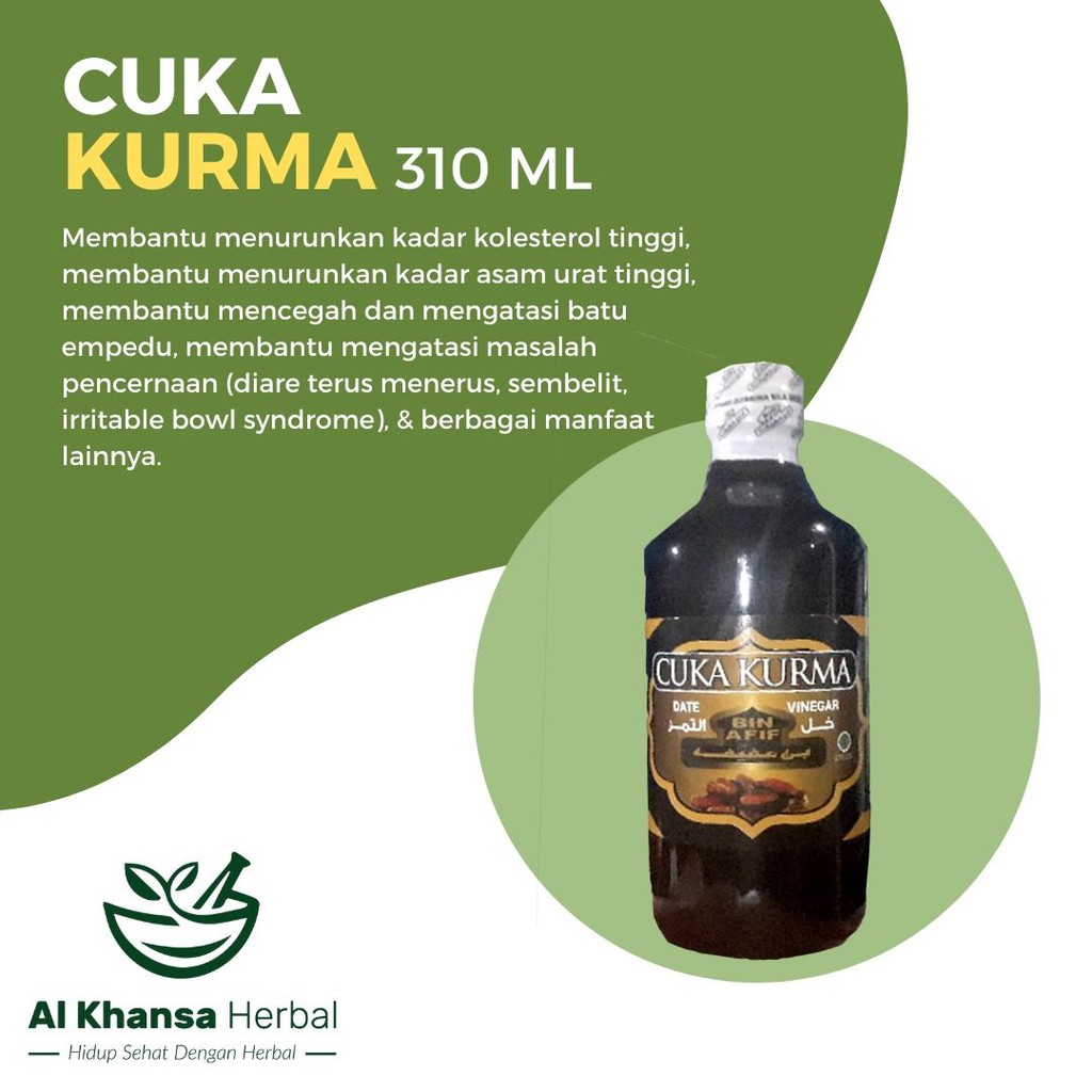 

Cuka Kurma Bin Afif 310ml