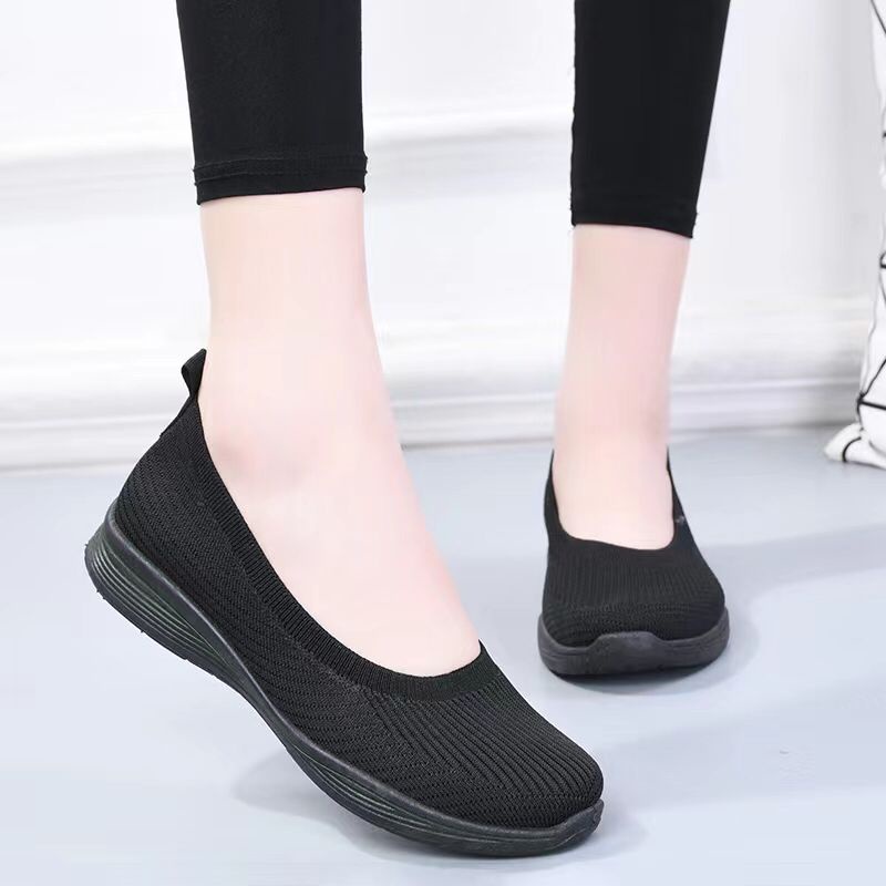 Permata  Sepatu Slip On Wanita Import A02 Premium Quality  Fliknit Shoes