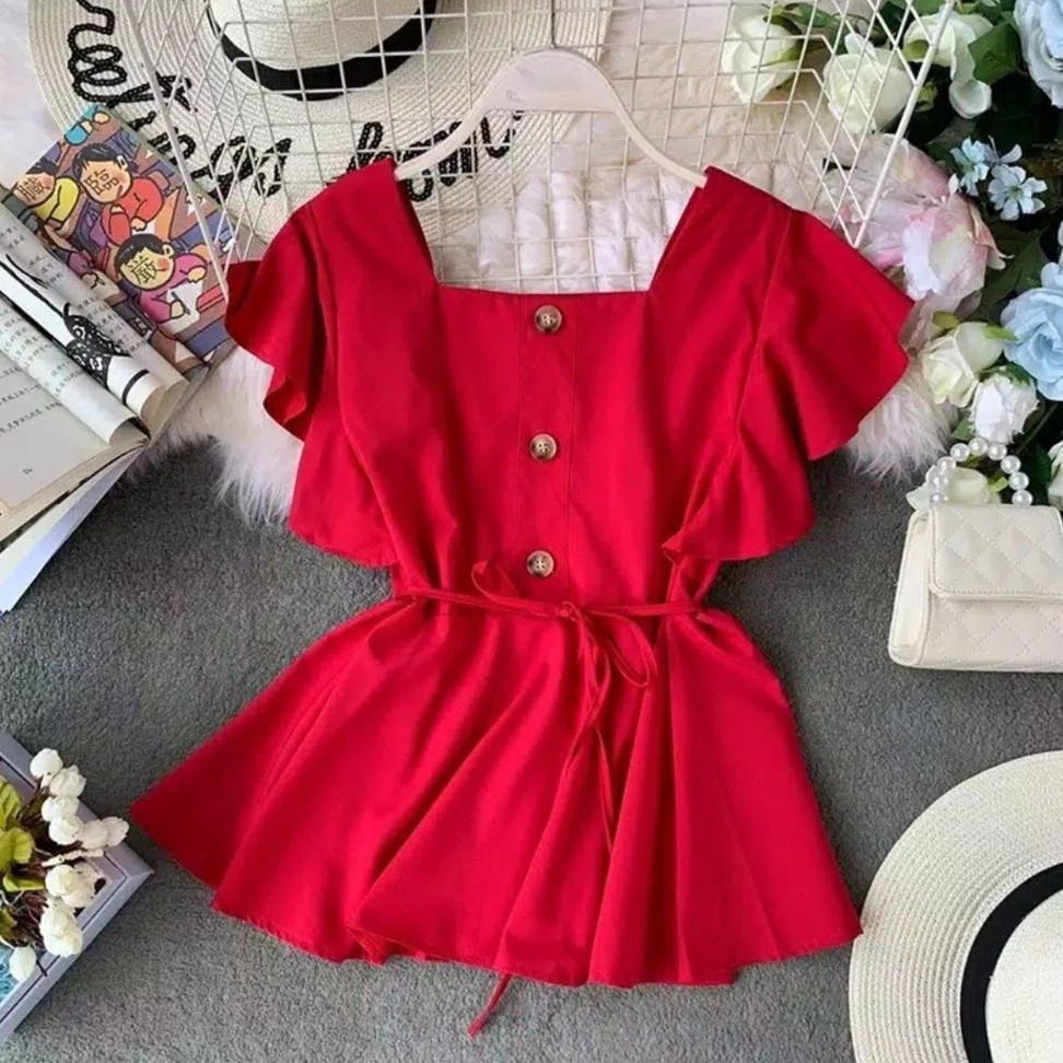 CATHERINE-MARISSA/ATASAN WANITA/BLOUSE WANITA MODERN-4