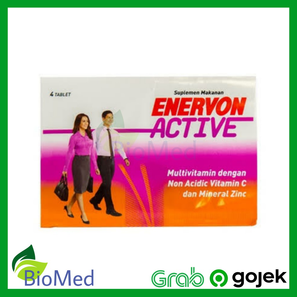 ENERVON ACTIVE TABLET STRIP - Vitamin C Suplemen Enervon Aktif