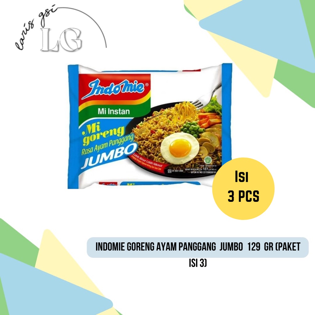 

Indomie goreng rasa ayam panggang JUMBO