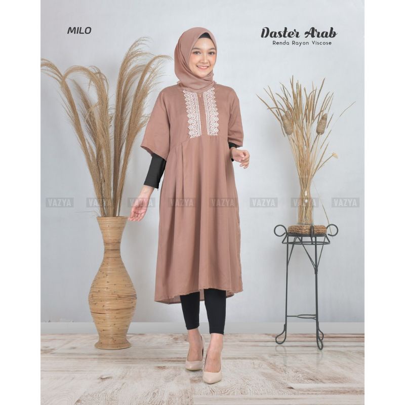 Daster Arab Renda Rayon Viscose