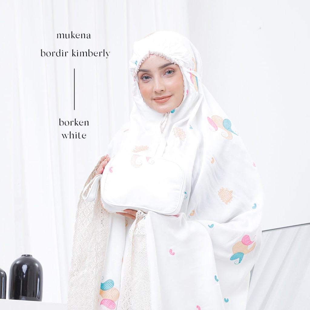 Mukena Dewasa Rayon Bordir Kimberly