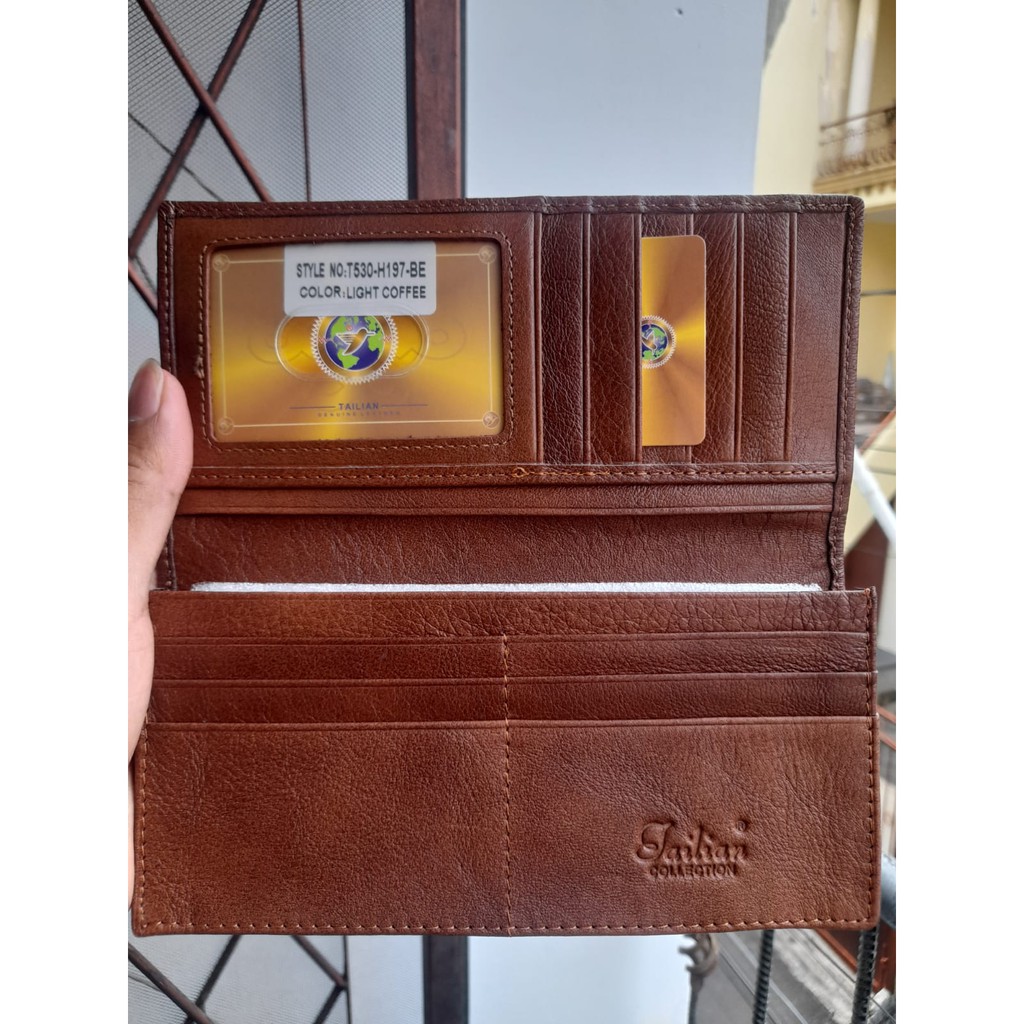 Dompet Pria Panjang Tailian / Dompet Pria Panjang Kulit Fashion Casual Import