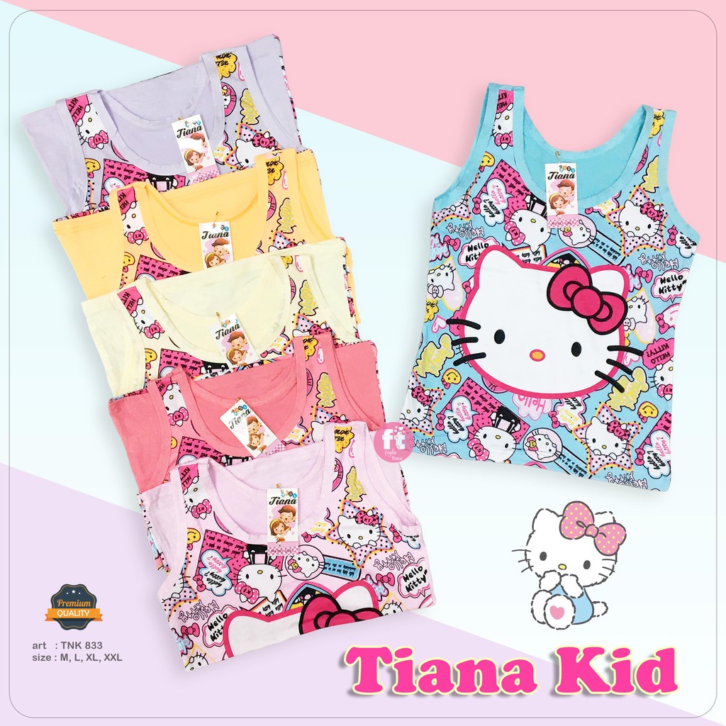 TIANA KIDS | Tanktop Anak / Atasan Anak / Singlet Anak / art TNK 833