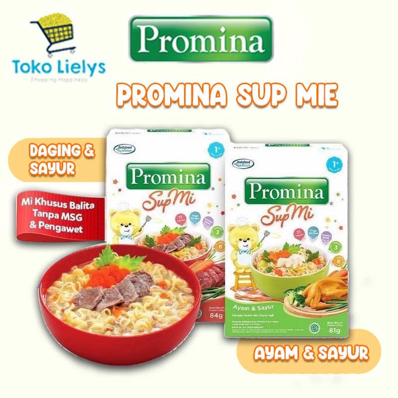 PROMINA Sup Mie Ayam Sayur Sup Mie Daging Sayur Makanan MPASI BAYI