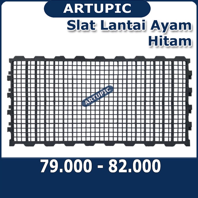 Slat Lantai Ayam Hitam Alas Tatakan Kandang Kambing Ayam Kelinci Plastik Anjing Domba Unggas Ikan Koi Pijakan Kandang Modern Ternak