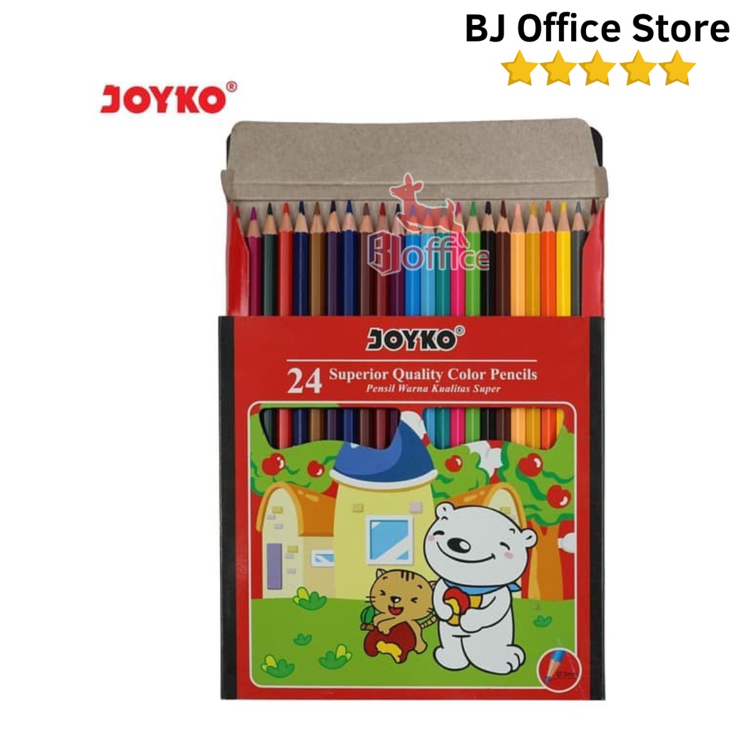 

Pensil Warna Joyko CP-24PB - Pensil Warna 24 Warna