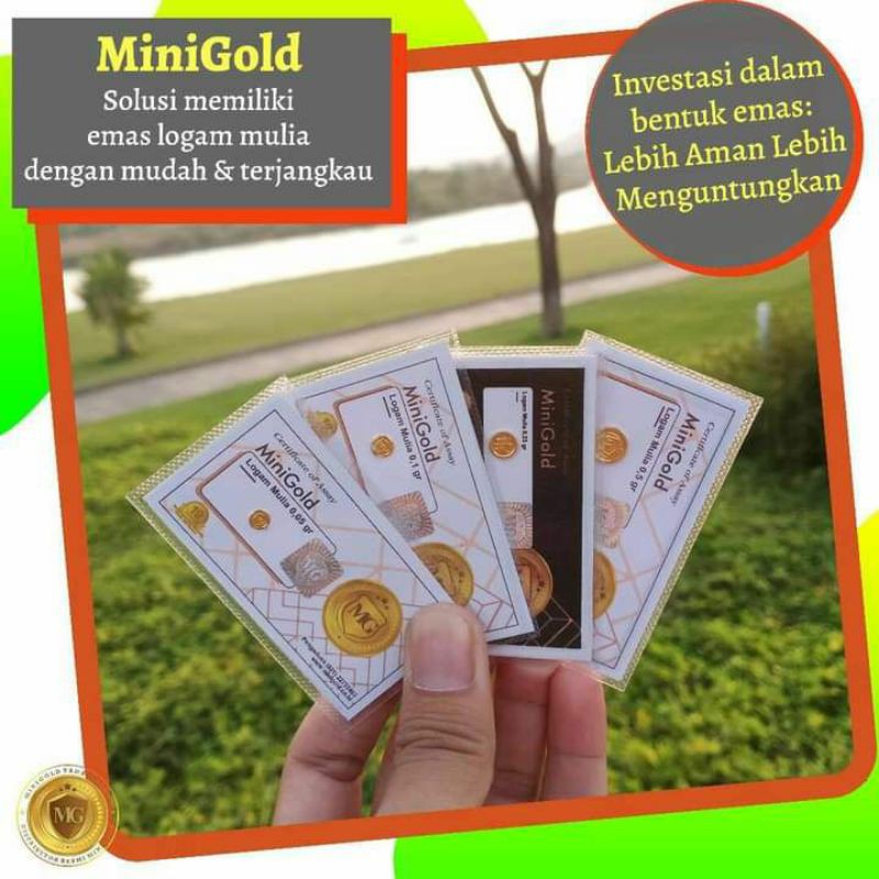 MiniGold ukuran 0.025gr