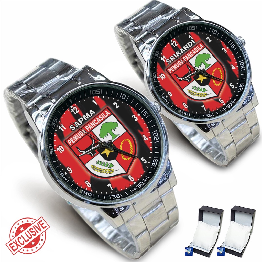 Jam Tangan Rantai Couple SAPMA &amp; SRIKANDI PEMUDA PANCASILA