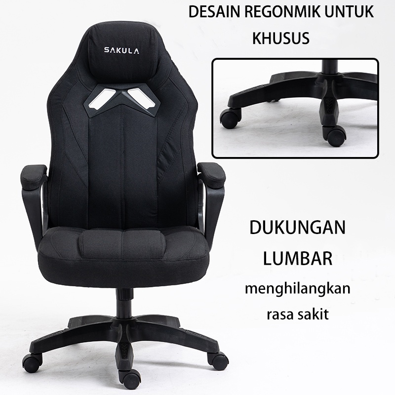 Weyon Sakura Kursi Gaming Chair Kursi Komputer Kursi Gaming Murah Premium Quality Gaming Chair Kursi Gamers kursi gaming Kursi bangku game 155 ° derajat (505)