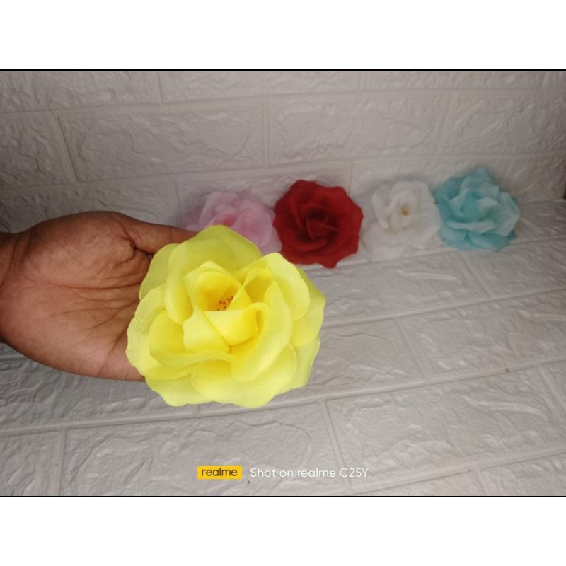 bunga mawar artifisial/kelopak bunga mawar/kepala bunga mawar/bunga plastik/mawar plastik/mawar palsu