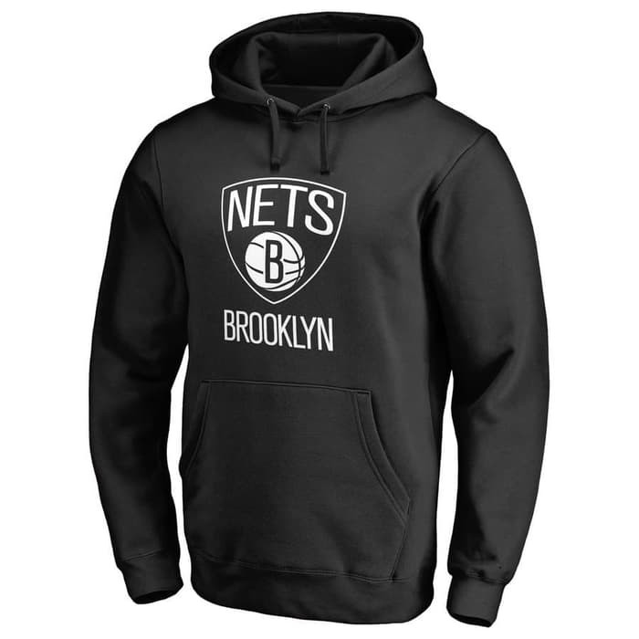Hoodie/Sweater.NBA Logo Team.BROOKLYN NETS.Primary Logo Pullover.