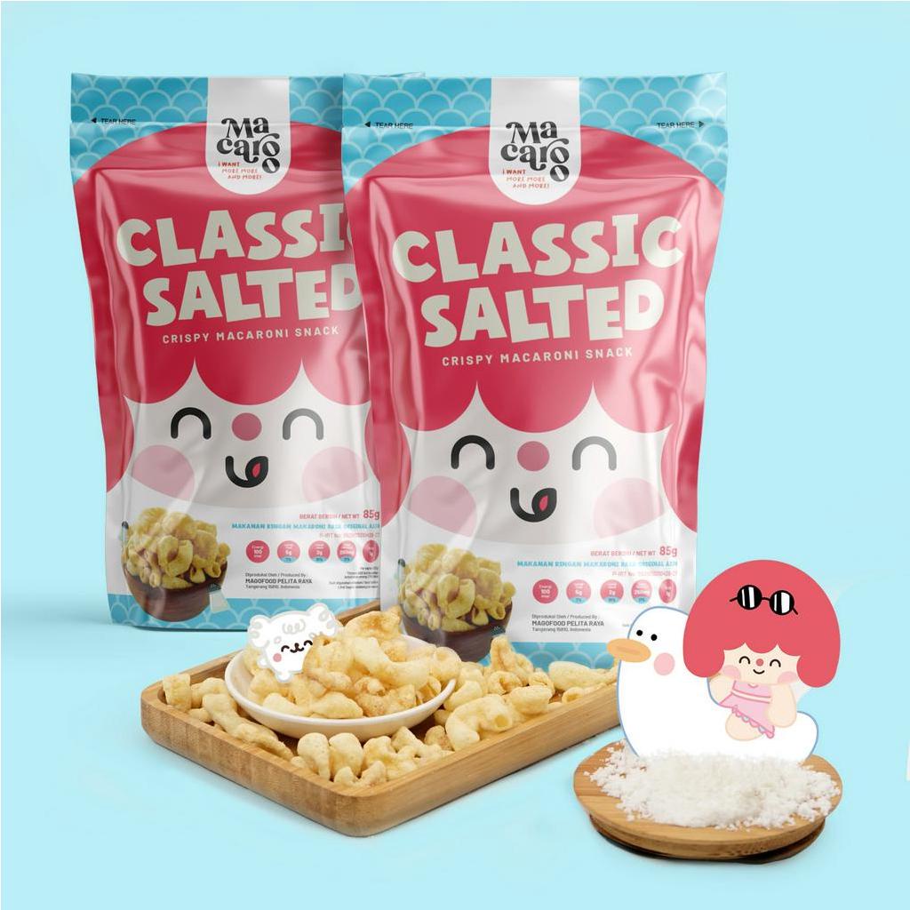 

MACAROO CLASSIC SALTED 85g - Cemilan Makaroni rasa asin original