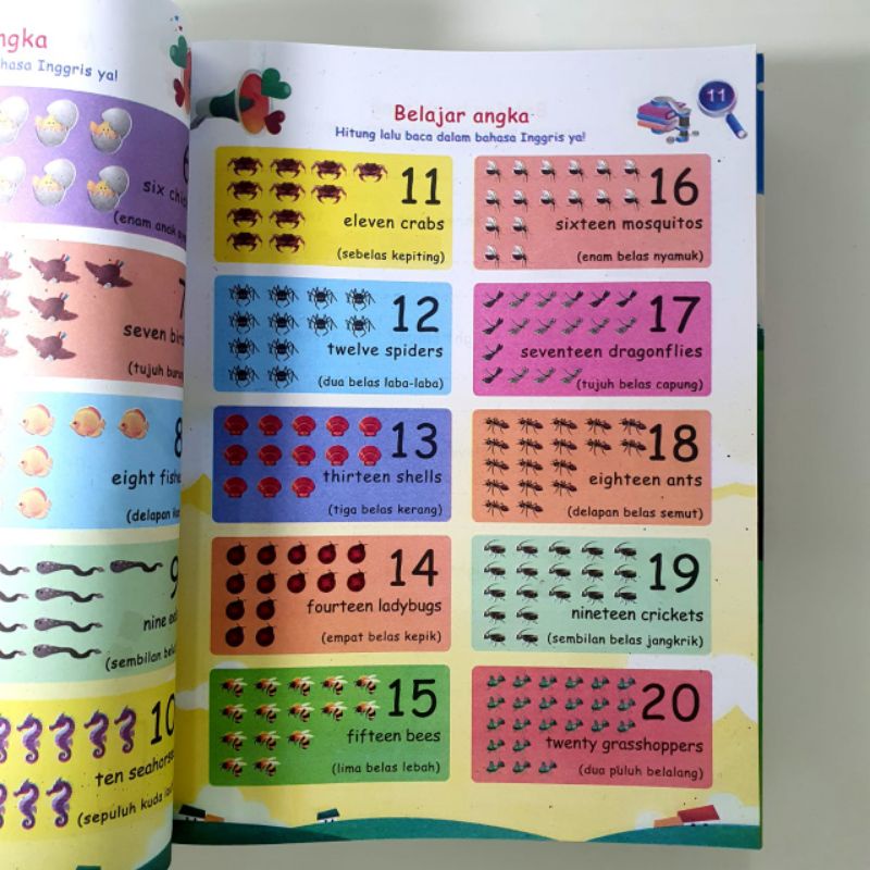 Bintang Indonesia Jakarta - Buku Bermain & Belajar Bahasa Inggris Untuk Paud-Tk ( Ukuran A4 full colour)-1
