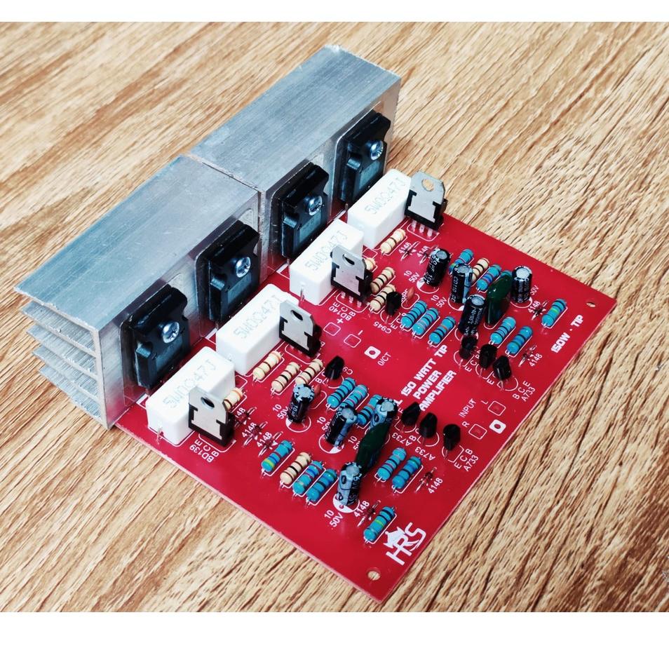 (MENARIK) Kit Power 150 watt Stereo PLUS TRANSISTOR FINAL