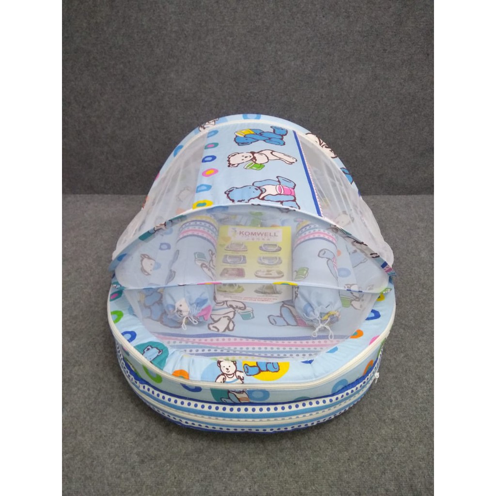 Kasur Bayi + Kelambu GOJI Baby - Matras Kelambu Nyatu - Paket Kado Bayi .
