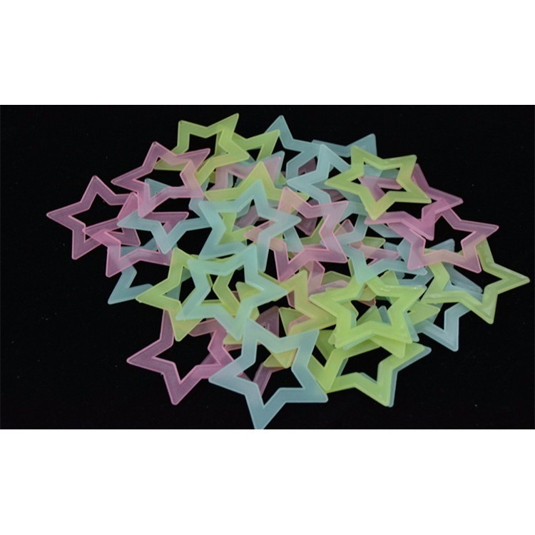 DODORY HL0023 Stiker Bintang Bolong Sticker Star Glow In The Dark Hiasan Dekorasi Kamar