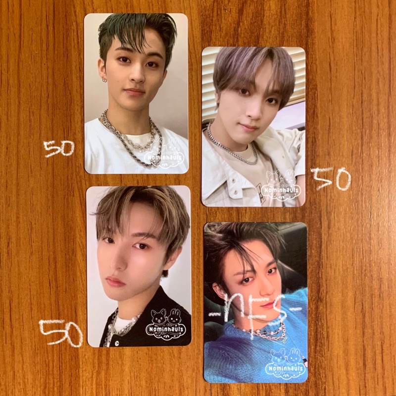 [read desc] mark haechan renjun pc photocard luggage sticker universe dreaming A B aab all about