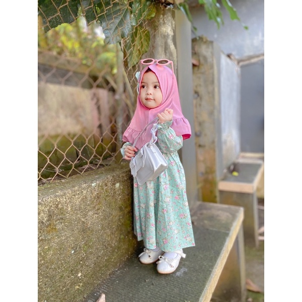 gamis newborn bayi perempuan pakaian muslim 0-12  bulan balita ARABELLA ALIKA FIORA SHANUM ROSY gamis dress