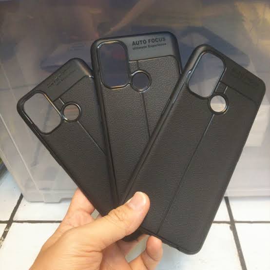 SOFT CASE SILIKON AUTO FOKUS MOTIF KULIT JERUK REDMI NOTE 9 PRO