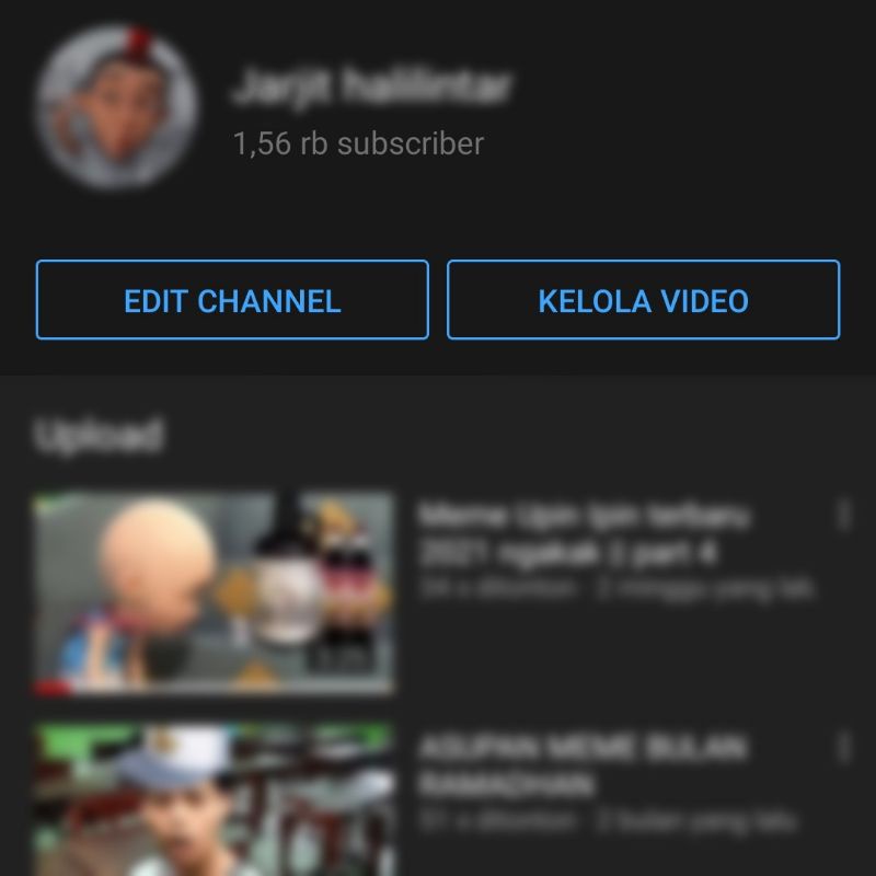 AKUN YOUTUBE 1.500 Subscriber Akun Tahun 2019