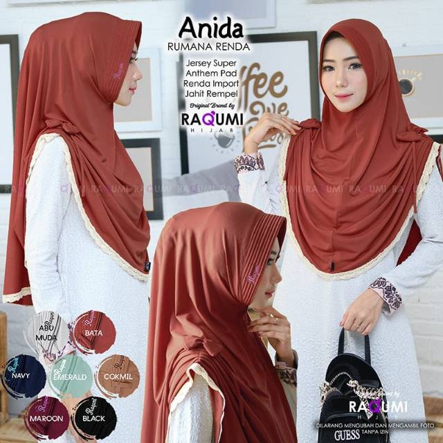 HIJAB INSTANT ANIDA ORI AHFILL farrah ARJUNA hijab