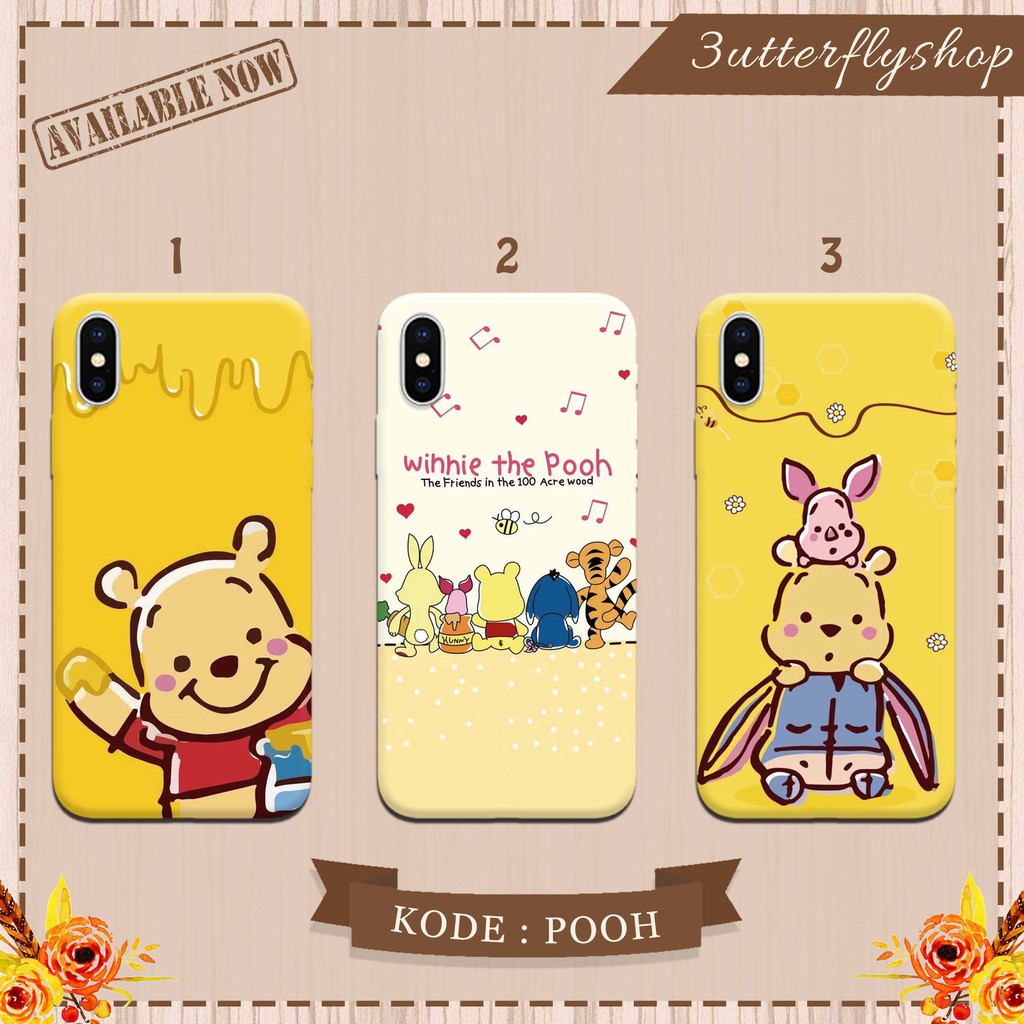 Winnie The Pooh casing case HP xiaomi samsung iphone oppo vivo realme redmi meizu