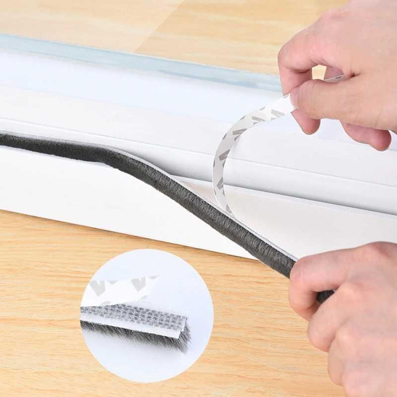 Lis Strip Pintu Brush Strip Sealing Sound Insulation 10 Meter - KK-062