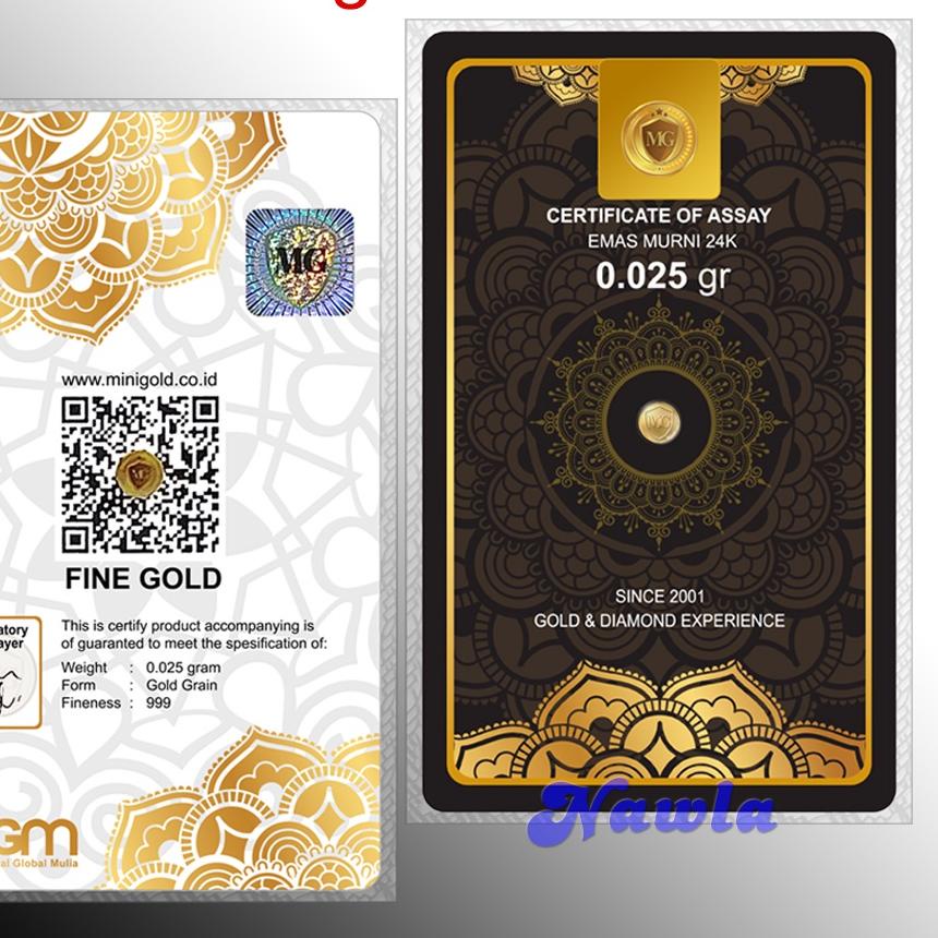 Best Minigold 0.025 gram BLACK Series Emas Murni Logam Mulia 24 Karat 0,025 gr