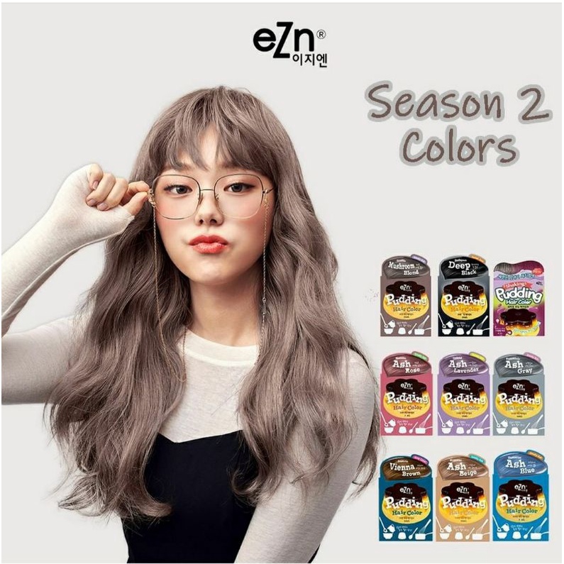 EZN Shaking Pudding Oliveyoung Hair Color Styling Dye Nutritive Ori Korea 100%