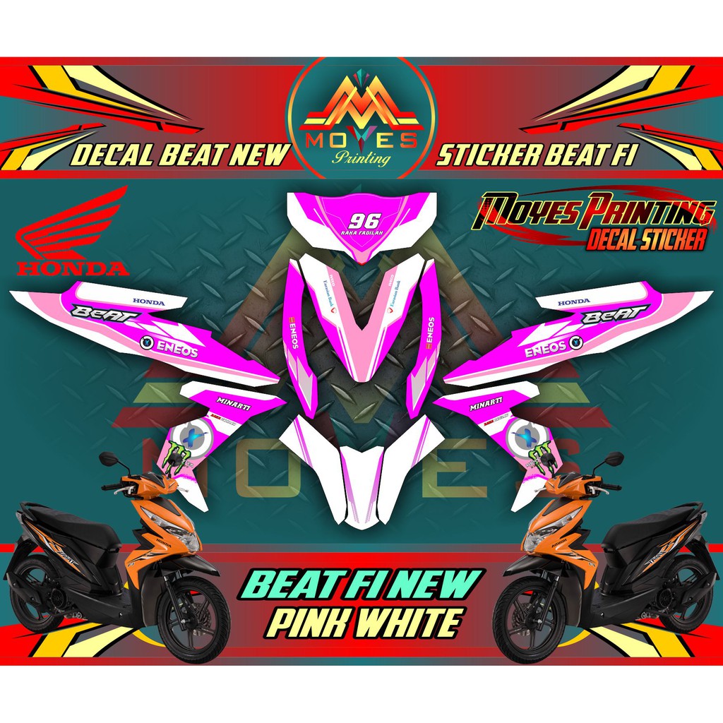 Sticker Motor Honda Beat Fi Decal Stiker All New Beat Fi Gambar